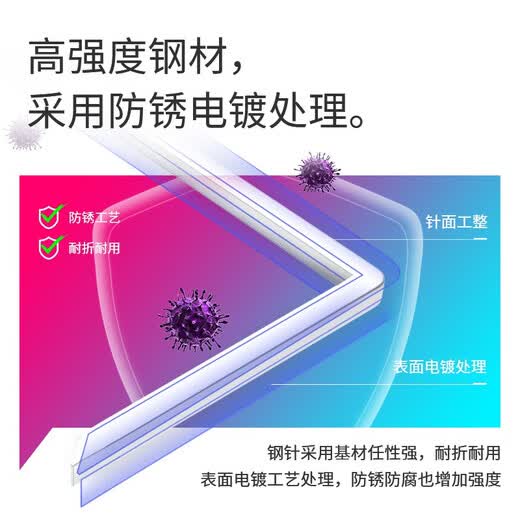 Deli 26/6 easy-penetrating labor-saving staples labor-saving staples 10 boxes (1000 pieces/box) silver JD0012S