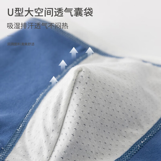 NICKYBABY男童内裤学生10岁宝宝儿童四角裤男孩大童平角不夹pp短裤棉质a类 11167莫兰迪色 莫代尔 4条 120