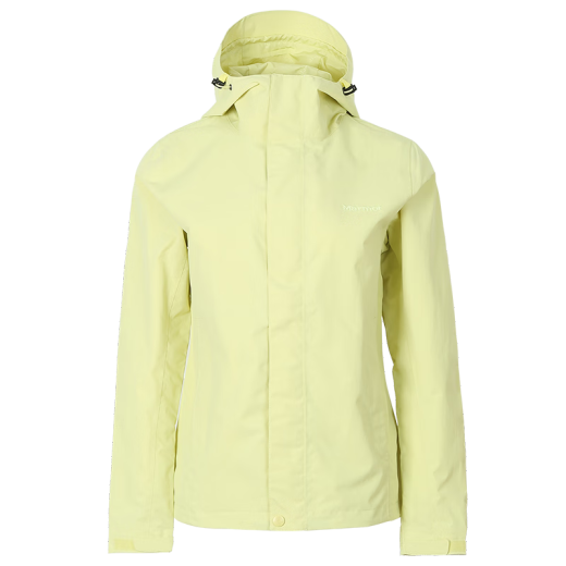 Marmot Outdoor Leisure Hiking Mountaineering Waterproof Windproof Breathable Women's Jacket Mist Yellow S