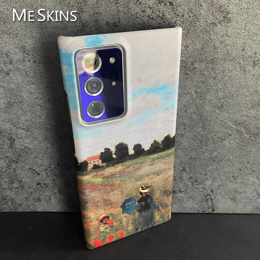 Meskins Samsung note20+ mobile phone case Monet oil painting sunrise impression haystack note20 ultra protective cover men and women new art 3899 Note20