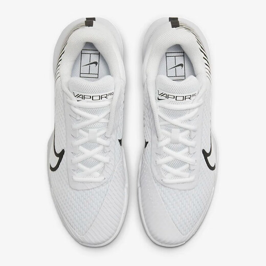 NikeCourt Air Zoom Vapor Pro 2 Ligeros y transpirable Camba de choque Hard-Hard-Ground Tencis Shoes White DR6191-101 40 Estándar/US7
