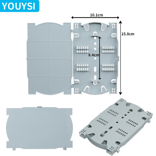 YOUYSI Fiber Optic Terminal Box Wiring Disk Fiber Optic Box 4-core fiber melting disc Fusion disc Fusion disc Fusion disc Terminal Box [No. 3] Green Direct Fuse Disk
