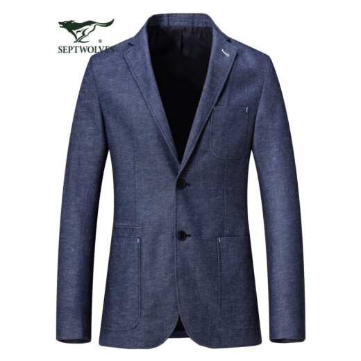 Septwolves suit men's spring and autumn fashion business casual gentleman's blended single suit casual jacket coat top