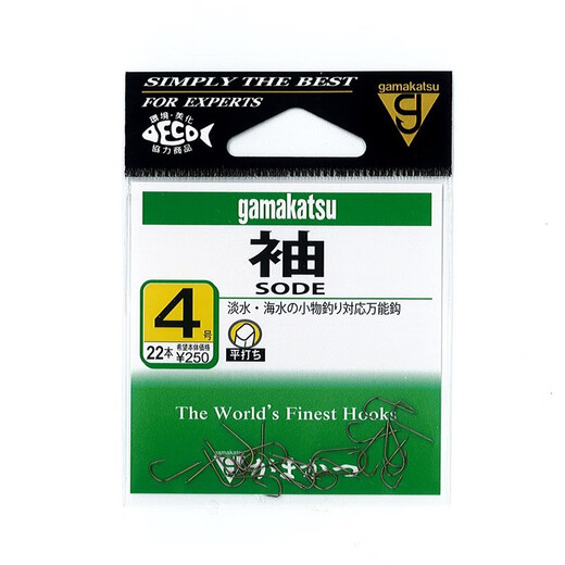 Simago Gamma Kaz Eleve Tea 12014 Япония оригинальный крюк Tamsui Stream с коробками и легким цветом Crucian Carp Crowe 3# (22 штуки)