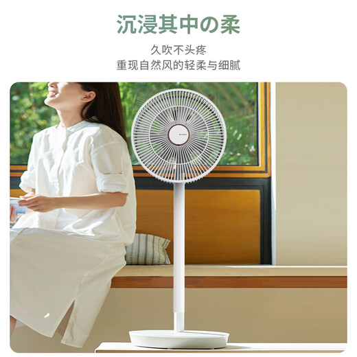 Sharp Air Circulation Fan DC Fan Remote Control Home Remote Intelligent Floor Fan Table Floor Dual-Purpose Light Sound Vertical Sterilization Fan Dormitory Bedroom Shaking Shaking Appointment Timing PJ-CD204A Aromatherapy Mosquito Repellent + Purification Antibacterial