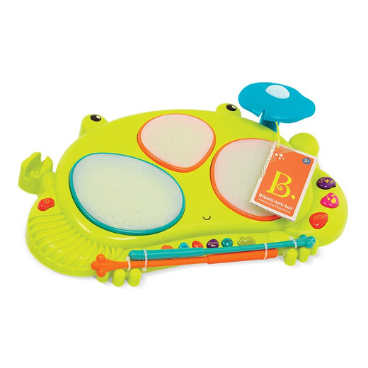 
Bile (B.) Bile toy Rap frog electronic drum toy hand-eye coordination training percussion instrument hand-pat frog drum gift frog drum + sticky target ball big mouth shark