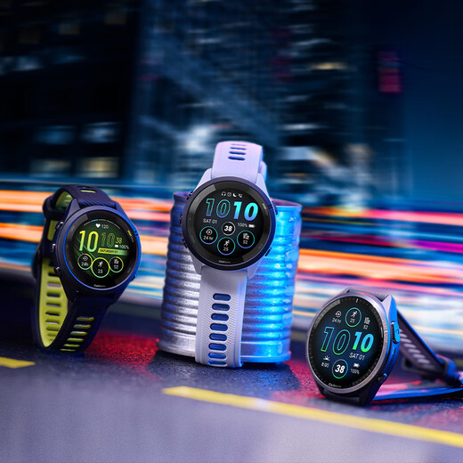 GARMIN Forerunner265 Moonlight White Heart Rate Blood Oxygen Outdoor Running Sports Smart Watch Men's and Women's Watches Giving Girlfriend