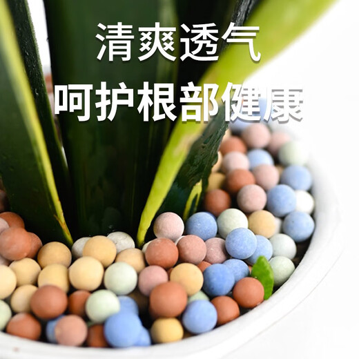 Manlife colorful small ceramsite 2.5KG potted fish tank succulent pavement stone flower pot bottom hydroponic decoration breathable anti-rot root