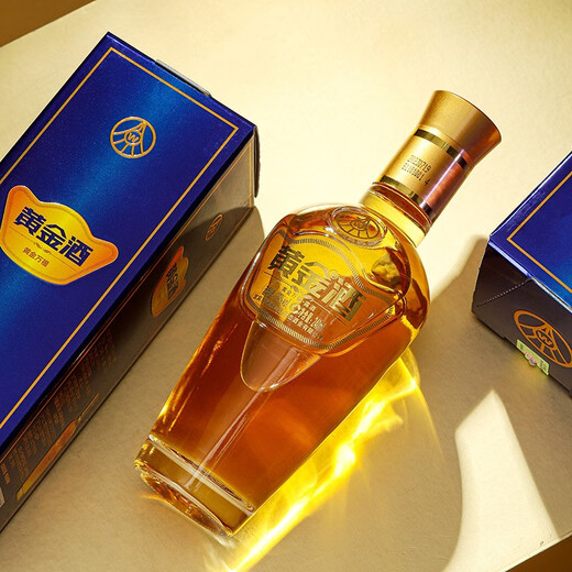 黄金酒【品牌直营】39度万福送长辈过年送礼酒 白酒基酒 高端伴手礼 39度 240mL 6盒 整箱装