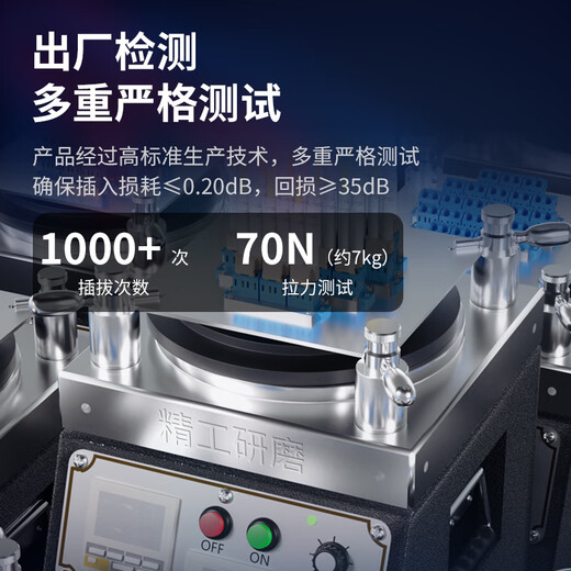 Haile 10 Gigabit Multimode Fiber Pumper LC-LC LOB CONNECTEUR DOUBLE DOUBLE HALOGE HALOGE OM3-300UPC CONNECTEUR 50/125 Pigtail 15 mètres HJ-2LC-LC-MT15
