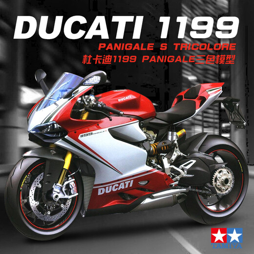 Модель сборки мотоциклов Tamiya 14132 Ducati 1199 Panigale S Tricolore 1/12 14132