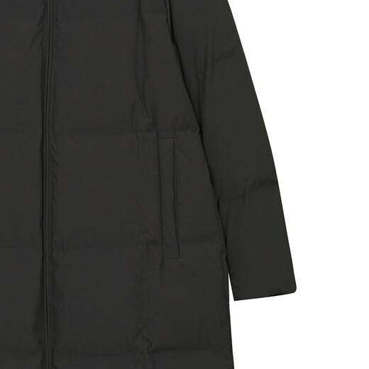 
LESS winter loose large-fit double-head zipper down jacket for women with hooded white goose down jacket for women 2O0C13240 001 black XS