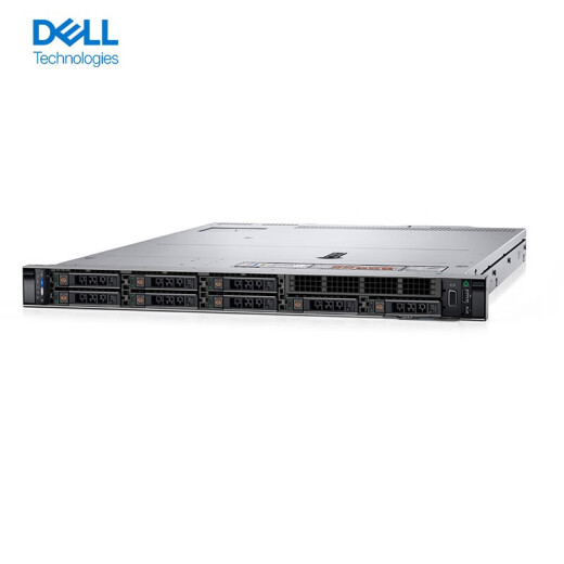 戴尔（DELL）PowerEdge R450 机架式服务器主机 ERP数据共享虚拟化存储1U双路主机 2颗银牌4314 32核64线程 2.4G 128G丨2块480G+2块2T丨H755