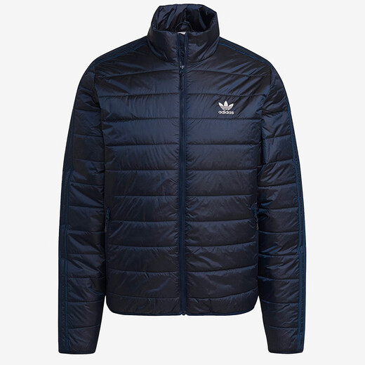 阿迪达斯 （adidas）三叶草棉服男士秋冬季薄款保暖棉衣立领防风运动服休闲外套HL9215 HL9215蓝色 L
