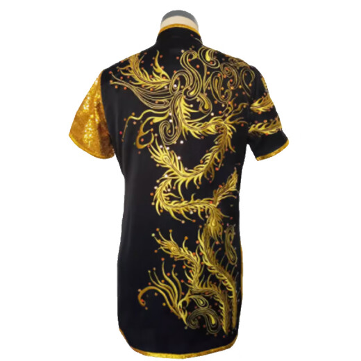 Daye Prosperity black martial arts competition clothing Changquan performance clothing men's adult competition training practice clothing Chinese style black customized according to height and weight