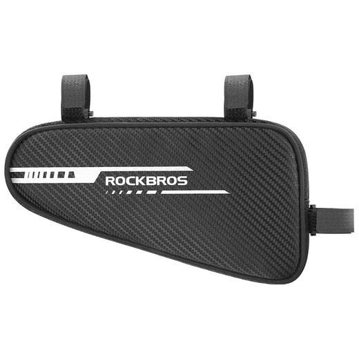洛克兄弟（ROCKBROS）自行车包上管包三角前包梁包山地公路车鞍包工具骑行装备 高颜值斜纹三角包 1.2L