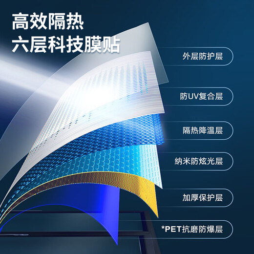 Jinlongxing glass film window sun protection insulation film anti-peep one-way perspective privacy semi-shielding film 0.9*2m free tools