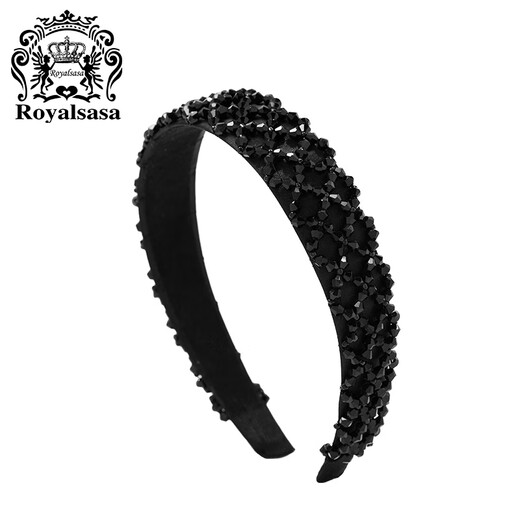 Royal sasa皇家莎莎发饰发窟复古头箍仿水晶宽边发箍压发卡子头饰成人