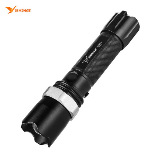 Yage LED zoom bright aluminum alloy flashlight YG-336C waterproof outdoor emergency light 3w gun gray handle