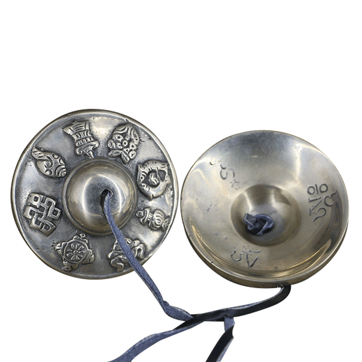 
Beijing Yun Nepal handmade Dingxia pure copper bell percussion instrument unpopular national traditional musical instrument brass double dragon style