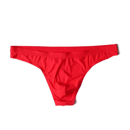 Lange Nacht lang einteilige Männer Sex Unterwäsche Sexy Ice Silk Tanga Low Taille Jugend