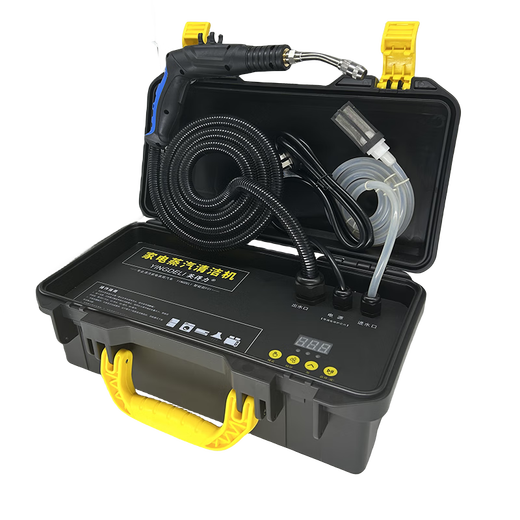 Yingdeli limpiador a vapor máquina de limpieza de electrodomésticos comerciales de alta temperatura y alta presión herramientas de aire acondicionado conjunto completo de equipo de máquina todo en uno multifuncional para el hogar vapor de alta temperatura aceite de cocina desengrasado y desinfección de humos F01 (vapor de agua fría y caliente de 3200 W)
