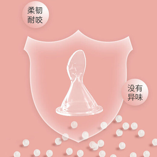 Baos Flasche Nippellöffel, breite Kaliber-Baby-Fütterung von Wasser und stillende Silikon-Umwandlungs-Kopf-Reis-Paste-Löffel mit breiter Kaliber