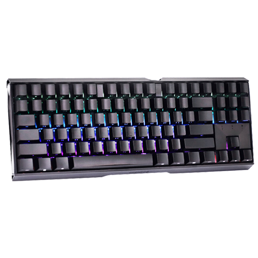 CHERRY Cherry MX 3.0S TKL Mechanical Keyboard Wired Gaming Esports Keyboard Office Computer Keyboard Aluminum Alloy Shell Side Engraved Keycap No Steel Plate Structure 87 Black RGB Light Red Axis