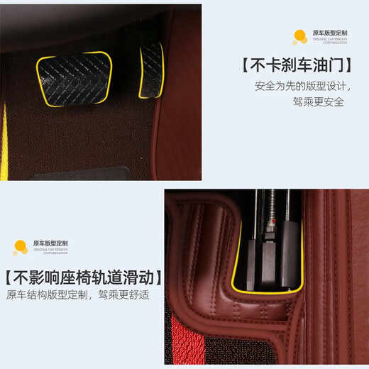 Huangta Dongfeng Peugeot Foot Pad 408x 308S 301 207 Logo 4008 COMPLETO 5008 Auto 2008 307 Umbral de actualización umbral-negro+BMW Nieve negra Niza almohadilla de dos hileras