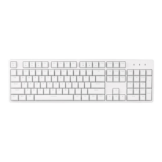 Ai Shitou FE87 / FE104 Iron Series Mechanical Keyboard Full-key No-pressure DIY Magnetic Top Cover 104 Key - White - Dust Tea Roller