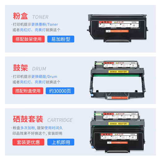 巨威适用奔图BP5155DN粉盒PANTUM BM5155ADN硒鼓TL5150墨盒DL5150鼓架 3000页 易加粉粉盒（标准版）