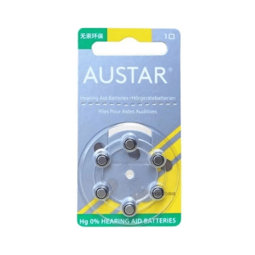 
Osda ANSTAR hearing aid battery A10A312A13A675 original imported zinc empty button electronics 1.45V Osda A10 one plate six capsules