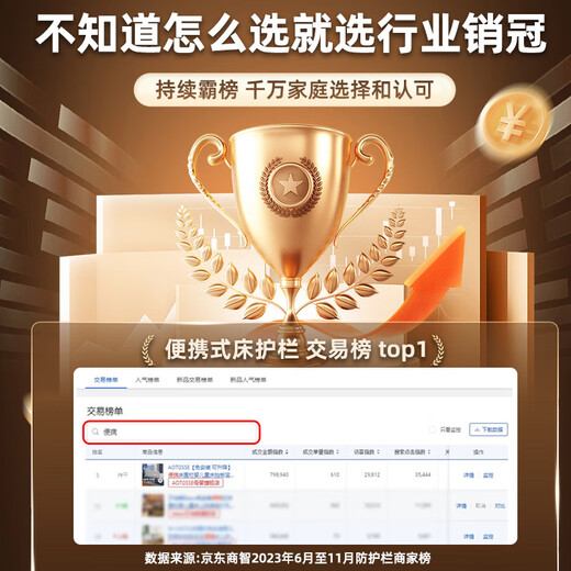 AOTGSSE爱蒂逊床围栏便携免安装婴儿童安全防摔围栏床上护栏床边床围挡 0.8米岩石灰 【免安装+送收纳袋】