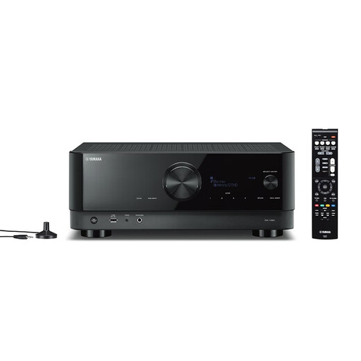 Yamaha RX-V6A Amplificador 8K Pase de video Home 7.2 canal DTS Dolby Atmos cine en casa Bluetooth Amplificador de alta potencia Amplificador envolvente estéreo Negro