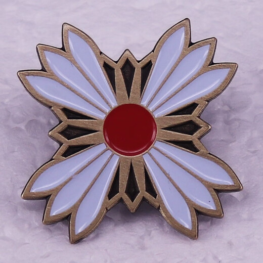 UHFR two-dimensional animation game Japanese Ace Attorney badge autumn frost scorching sun metal brooch