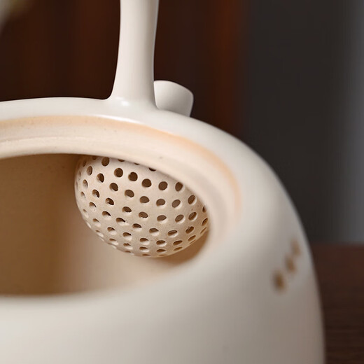 Gold inlaid jade star Tian Xuning's same teapot electric ceramic stove open fire boiling water steaming pot ceramic tea maker medium and large size