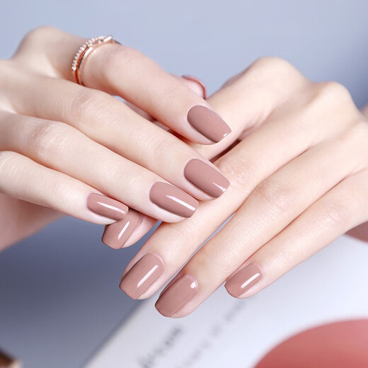 Miss Candy Whitening and Healthy 15ml Nail Polish No-bake, Quick-drying, Long-lasting Peelable Naked Manicure Classic Naked NA005