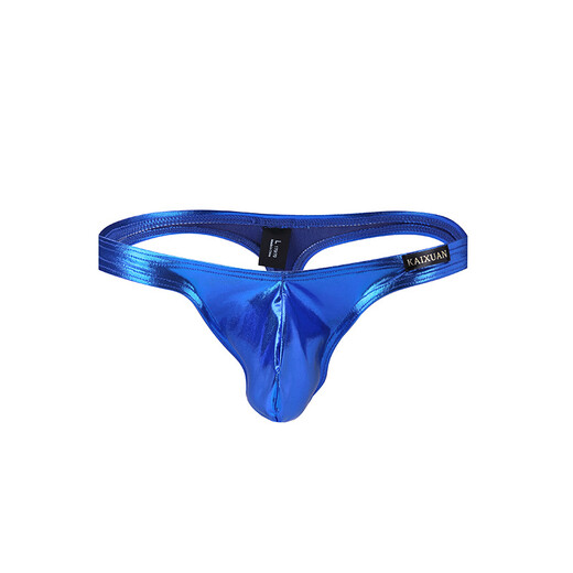 Long Night Men's Thong Patent Leather Men's Wide Waist Sexy Men's Sexy Underwear Red L