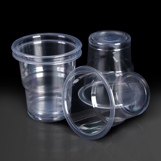 Chunshao thickened disposable cup plastic cup transparent mouth cup 1000 pieces catering plastic cup aviation cup whole box water cup wholesale thickened 200ml smooth cup 1000 piece whole box
