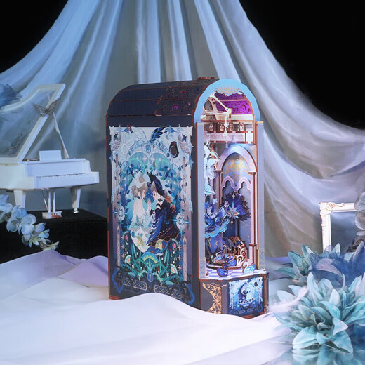 Tongqu Xiao Qiao Swan Dream Liberstore Decoration Home Building Blocs Toys Assemblage King of Glory Glory's Children's Day Birthday Gift