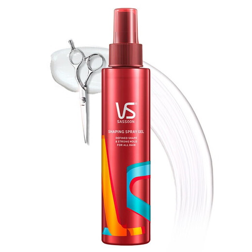Sasun VS Powerful and Long-lasting Styling Gel Spray Powerful Styling Gel Styling Gel Wind-roll elastic milk men and women dry adhesive refreshing non-stick fluffy water Gel cream mousse Powerful and Long-lasting Styling Gel Spray 150ml*1 bottle Sasun