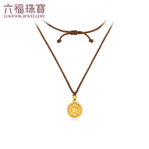 Liufu Jewelry Fuman Heirloom Series Gold Ocho tesoros Gold Posting Corbelo Rope Ropio G23TBGP0003 6.93 gramos (incluido el costo de mano de obra 679 yuan)