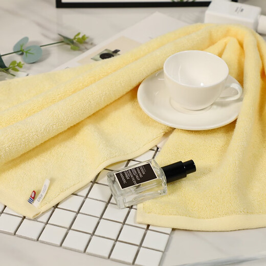 Imabari (IMABARI) JD Logistics Japan direct mail Imabari (IMABARI) towel square towel small towel pure cotton soft yellow towel 1 piece made in Japan 1