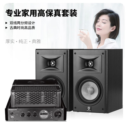 
Tianyi (Winner) Tongdi S6 Hi-Fi Passive HIFI Bookshelf Speaker Passive Professional Fever Bookshelf Speaker Wooden Box Living Room Home Amplifier Speaker Tongdi S6+Nopshen 30D Gas Machine