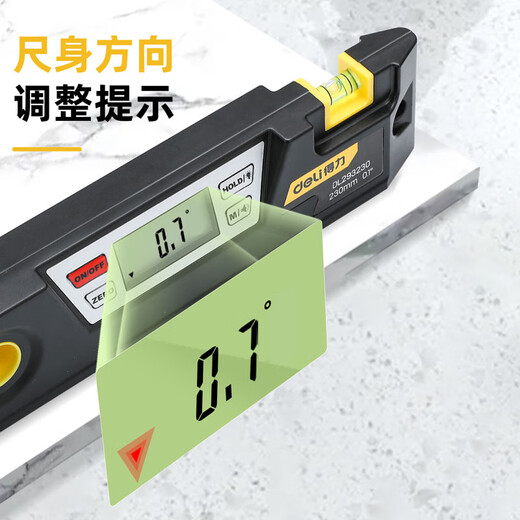Taslon digital display torpedo level magnetic high-precision digital level electronic inclinometer angle flat water ruler digital level 1000mm