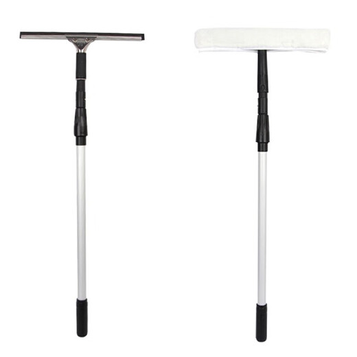 Bingyu BYQ-679 Verre de nettoyage outil de fenêtre d'outil d'essuie-glace 35cm grattoir en verre + revêtement d'eau + tige télescopique 3,6 mètres trois pièces / ensemble