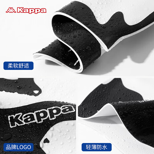 Kappa swimming cap women's silicone waterproof ear protection long hair adult non-stretch swimming cap