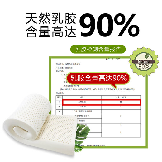 Ever Rubber Dream double long pillow integrated latex pillow core strip for couples silicone 1.8m long 1.5m 1.2m extended medium and high pillow 1.5m long (blue jacket)