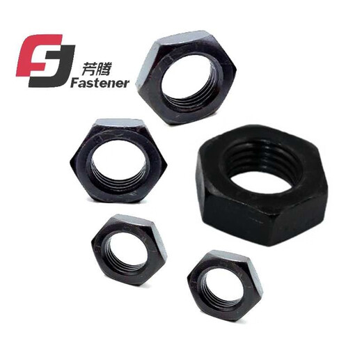 Nivel de fangteng 8 dientes gruesos de alta resistencia GB6172 Tuerca delgada hexágono GB6173 Hexagon Tuerca plana M8M10-M48 20 Tuercas delgadas M10*1.5