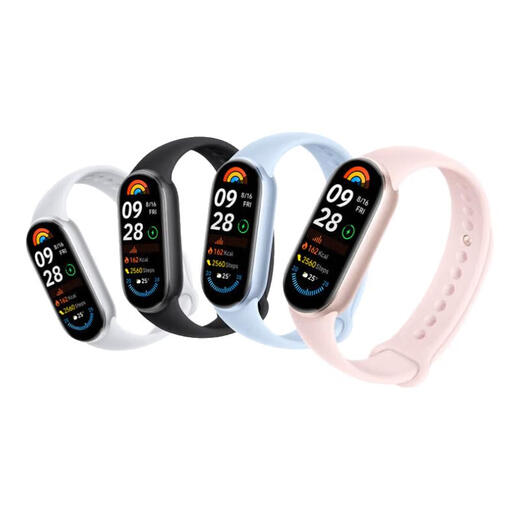 Xiaomi Band 9NFC Version Smart Band Sports Band High Precision Sports Health Monitoring Sleep Management Heart Rate Blood Oxygen Monitoring Sports Band Send Boyfriend and Girlfriend Silver